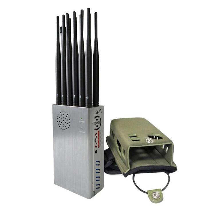 Tragbarer Handkanal WIFI GPS des Handy-Signal-Störsender-12 fertigte  besonders an
